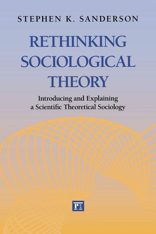 Produktbild: Rethinking Sociological Theory