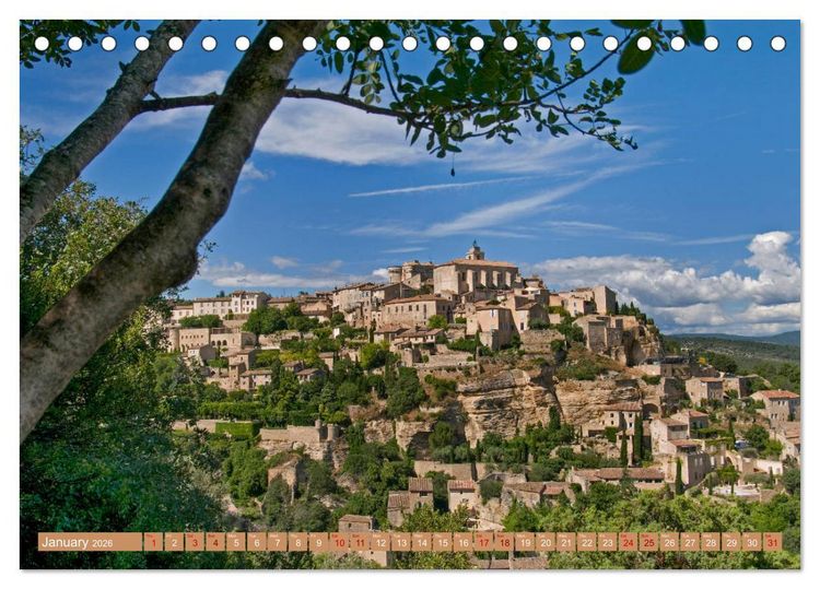 Produktbild: Discover the Beauty of Provence (Desk Calendar 2026 DIN A5 landscape), CALVENDO 12 Month DeskCalendar