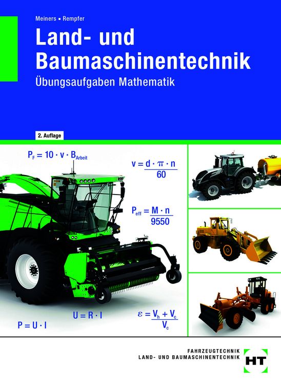 Produktbild: Land- und Baumaschinentechnik &Uuml;bungsaufgaben Mathematik
