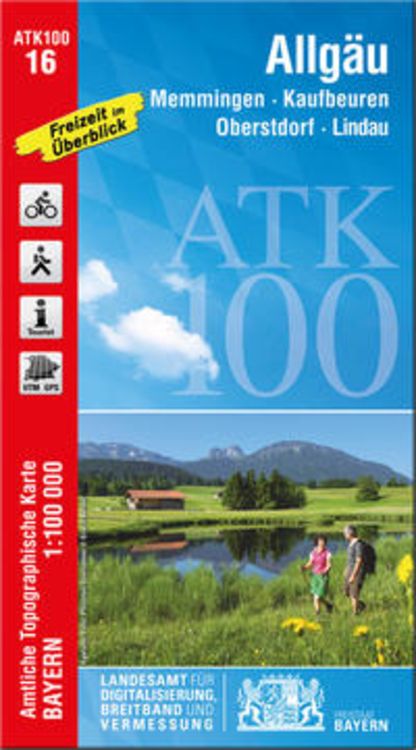 Produktbild: Allg&auml;u 1:100 000