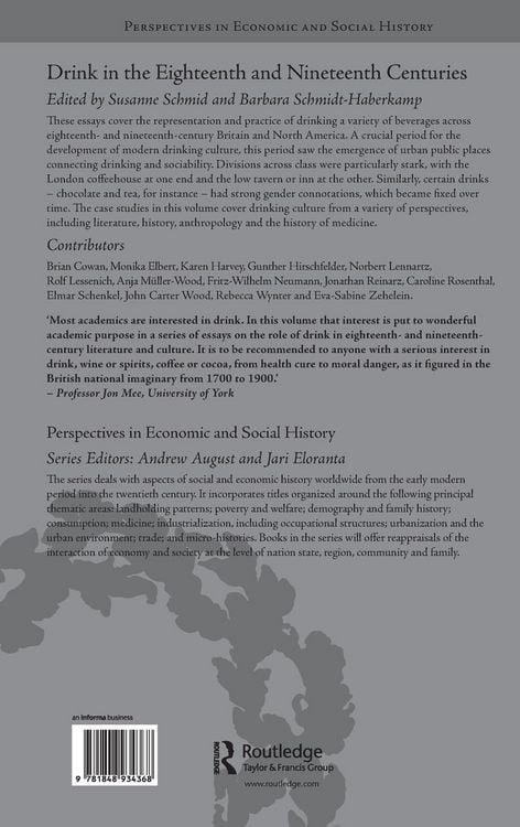 Produktbild: Drink in the Eighteenth and Nineteenth Centuries