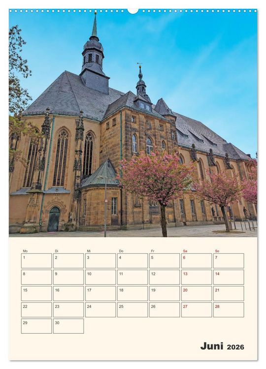 Produktbild: Chemnitz Kulturhauptstadt Terminplaner (hochwertiger Premium Wandkalender 2026 DIN A2 hoch), Kunstdruck in Hochglanz