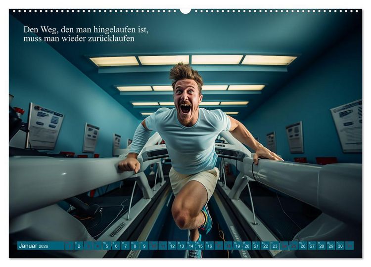 Produktbild: Das macht Spa&szlig;, haben sie gesagt (hochwertiger Premium Wandkalender 2026 DIN A2 quer), Kunstdruck in Hochglanz