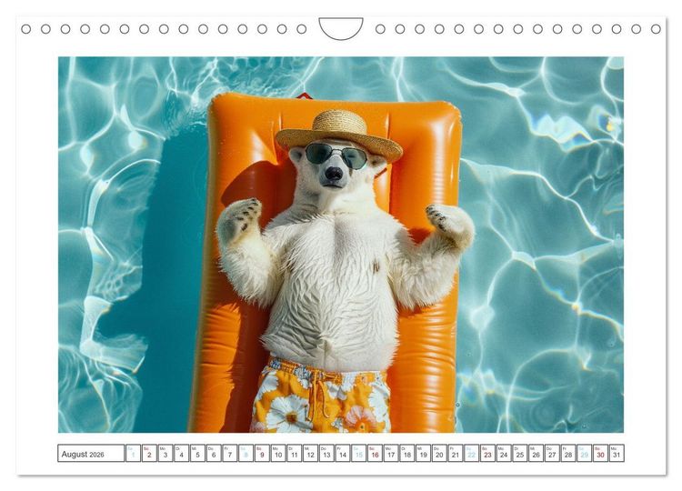Produktbild: Hei&szlig;er Sommer (Wandkalender 2026 DIN A4 quer), CALVENDO Monatskalender