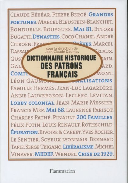 Produktbild: Dictionnaire historique des patrons fran&ccedil;ais
