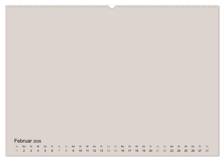 Produktbild: DIY Bastel-Kalender -Erdige Pastell Farben- Zum Selbstgestalten (Wandkalender 2026 DIN A2 quer), CALVENDO Monatskalender