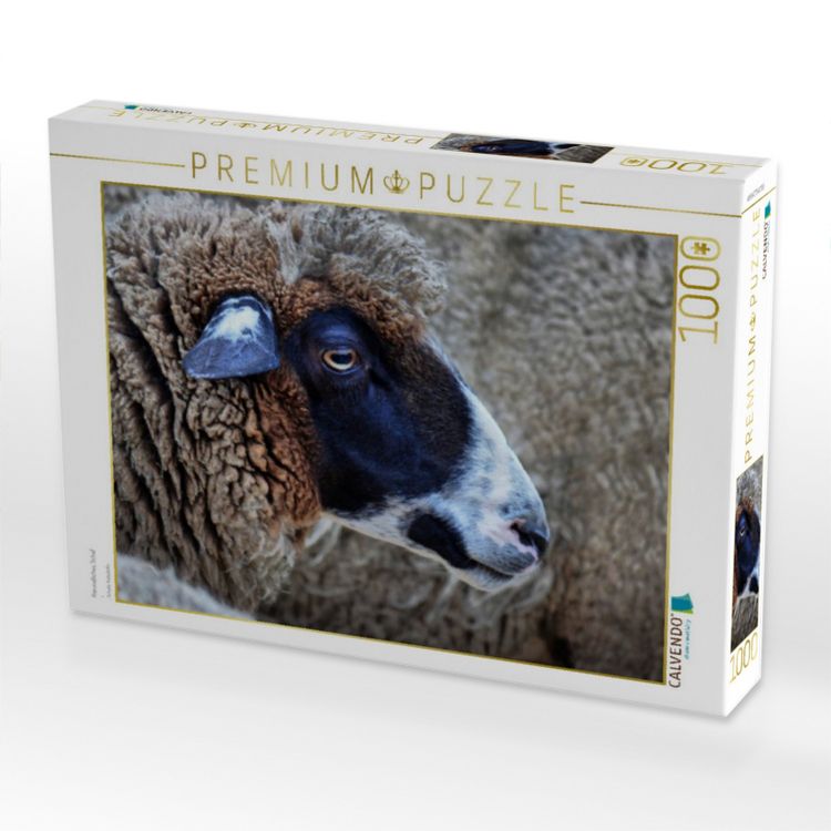 Produktbild: CALVENDO Puzzle Freundliches Schaf | 1000 Teile Lege-Gr&ouml;&szlig;e 64x48cm Foto-Puzzle f&uuml;r gl&uuml;ckliche Stunden