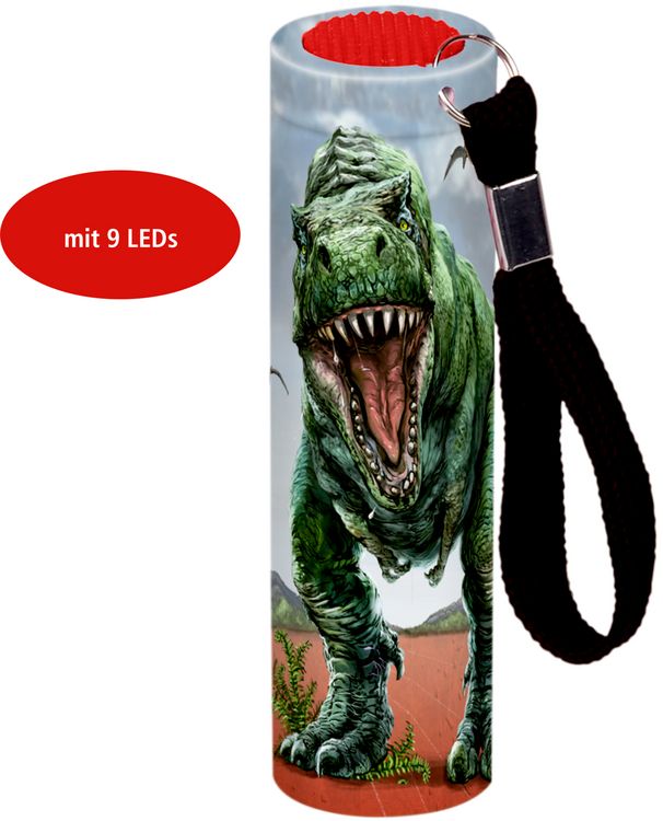 Produktbild: Kleine Taschenlampe - T-Rex World, sort. im Display