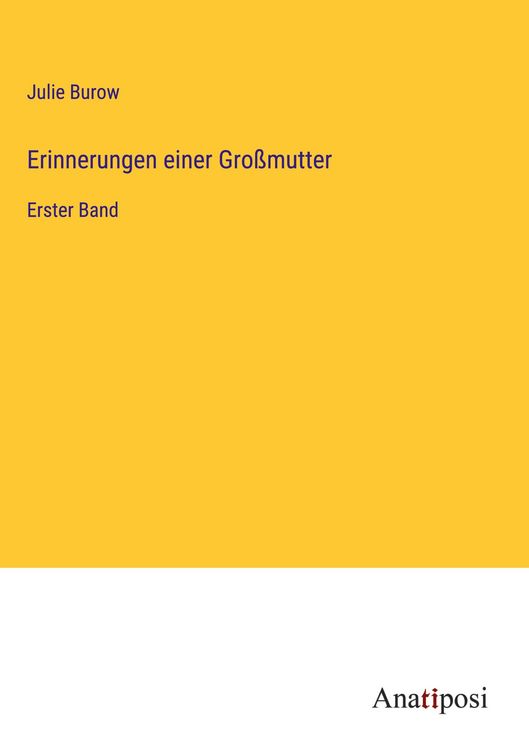 Produktbild: Erinnerungen einer Gro&szlig;mutter