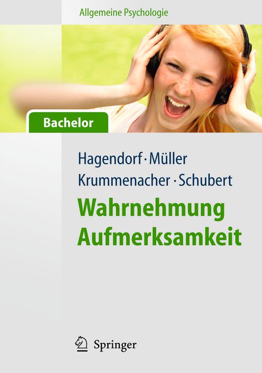 Produktbild: Allgemeine Psychologie f&uuml;r Bachelor: Wahrnehmung und Aufmerksamkeit. (Lehrbuch mit Online-Materialien)