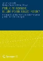 Produktbild: Politik im Kontext: Ist alle Politik lokale Politik?