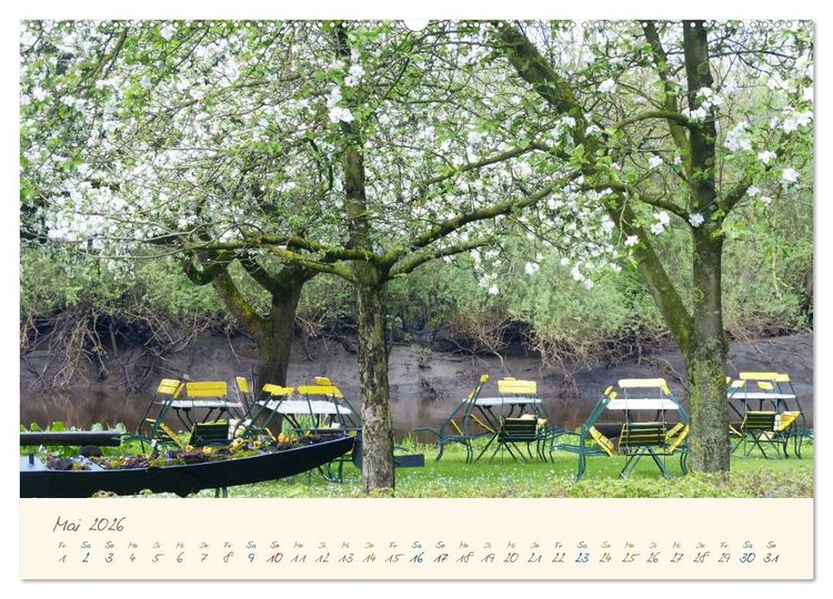 Produktbild: Bremer Blockland - Landleben in der Gro&szlig;stadt (Wandkalender 2026 DIN A2 quer), CALVENDO Monatskalender