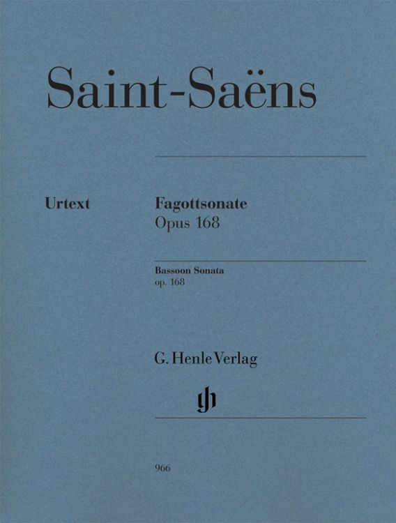 Produktbild: Camille Saint-Sa&euml;ns - Fagottsonate op. 168