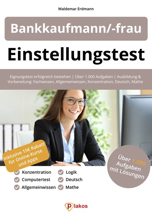 Produktbild: Einstellungstest Bankkaufmann / Bankkauffrau