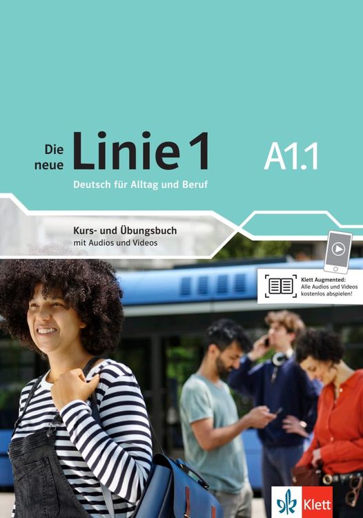 Linie 1 Neu A1.1/Kurs und Übungsbuch mit Audios/Videos Deutsch Schulbuch 9783126072366