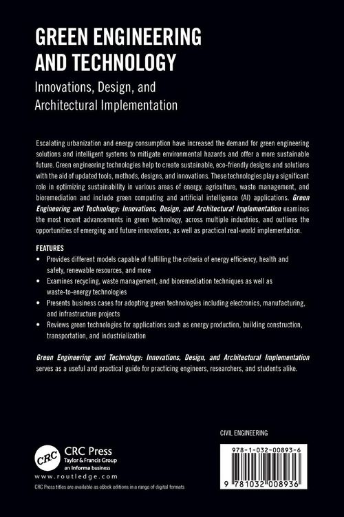 Produktbild: Green Engineering and Technology