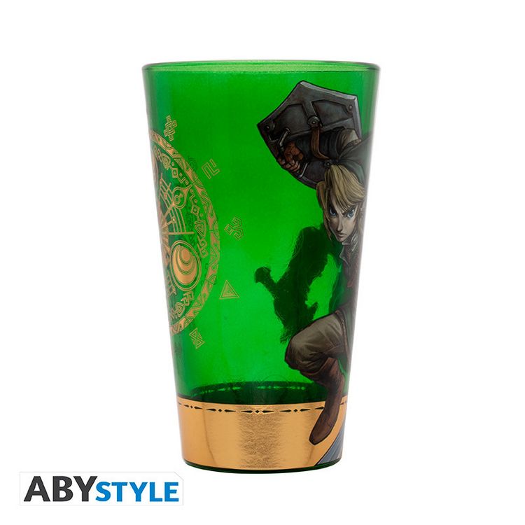 Produktbild: THE LEGEND OF ZELDA - Premium Large Glass - 400ml - Link box
