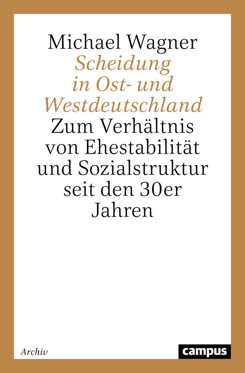 Produktbild: Scheidung in Ost- und Westdeutschland