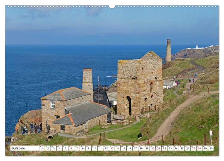 Produktbild: Faszinierende Ansichten von Cornwall (Wandkalender 2026 DIN A2 quer), CALVENDO Monatskalender