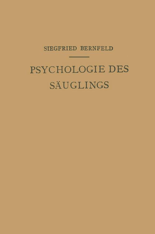 Produktbild: Psychologie des S&auml;uglings
