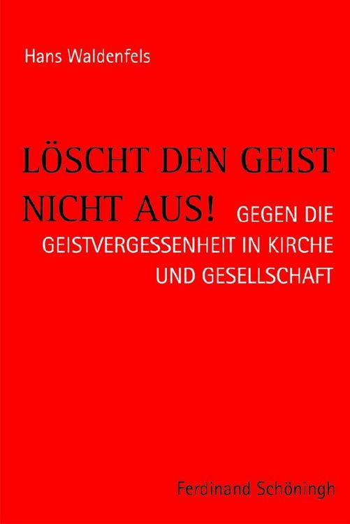Produktbild: L&ouml;scht den Geist nicht aus!