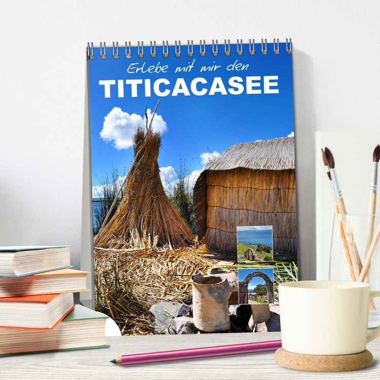 Produktbild: Erlebe mit mir den Titicacasee (Tischkalender 2026 DIN A5 hoch), CALVENDO Monatskalender