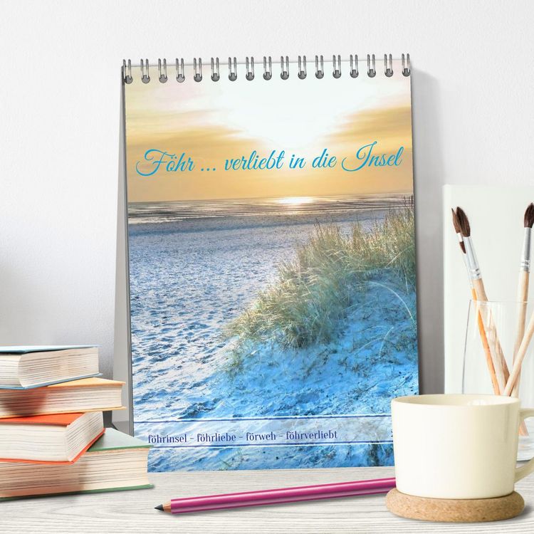 Produktbild: F&ouml;hr &hellip; verliebt in die Insel (Tischkalender 2026 DIN A5 hoch), CALVENDO Monatskalender