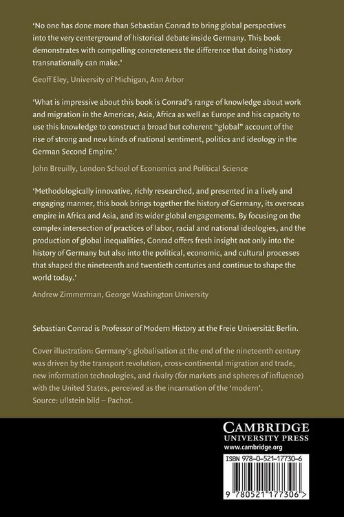 Produktbild: Globalisation and the Nation in Imperial Germany