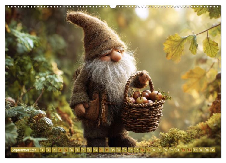 Produktbild: Wichtelgl&uuml;ck zwischen Wald und Wiese (Wandkalender 2027 DIN A2 quer), CALVENDO Monatskalender