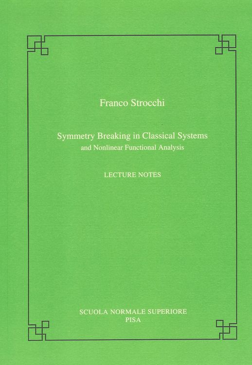 Produktbild: Symmetry breaking in classical systems
