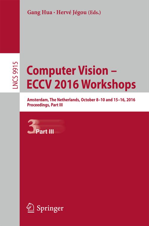 Produktbild: Computer Vision &ndash; ECCV 2016 Workshops