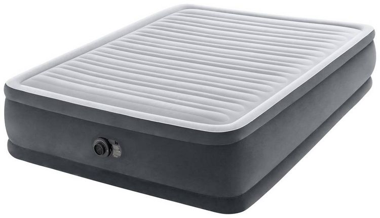 Produktbild: Intex 64414ND QUEEN COMFORT-PLUSH AIRBED Luftbett (L x B x H) 203 x 152 x 46cm Grau