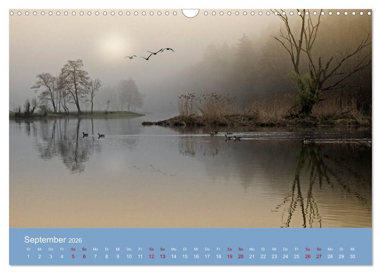 Produktbild: Das Jahr an der Naab zwischen Burglengenfeld und Kallm&uuml;nz (Wandkalender 2026 DIN A3 quer), CALVENDO Monatskalender