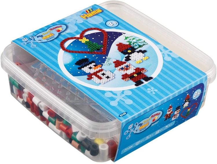 Produktbild: HAMA Maxi-Perlen, Box Weihnachten