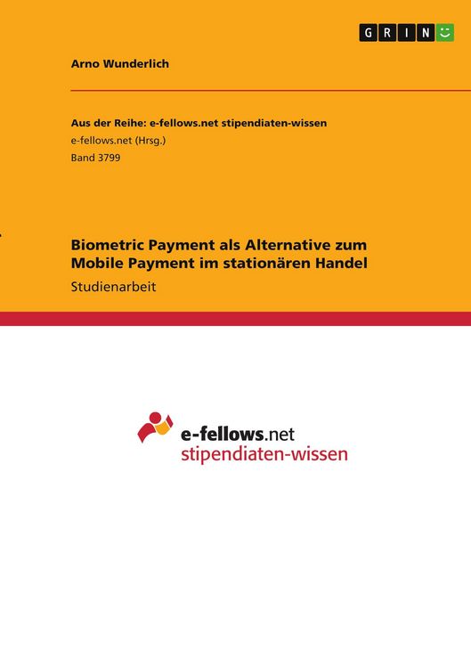 Produktbild: Biometric Payment als Alternative zum Mobile Payment im station&auml;ren Handel