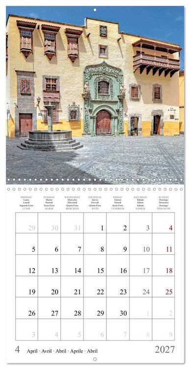 Produktbild: Canary Islands - Volcanic Beauties (Wall Calendar 2027 12 &times; 12 Inch) CALVENDO 12 Month Wall Calendar