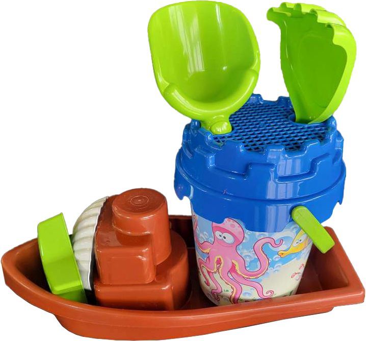 Produktbild: Outdoor active Eimergarnitur mit Boot, 7-teilig