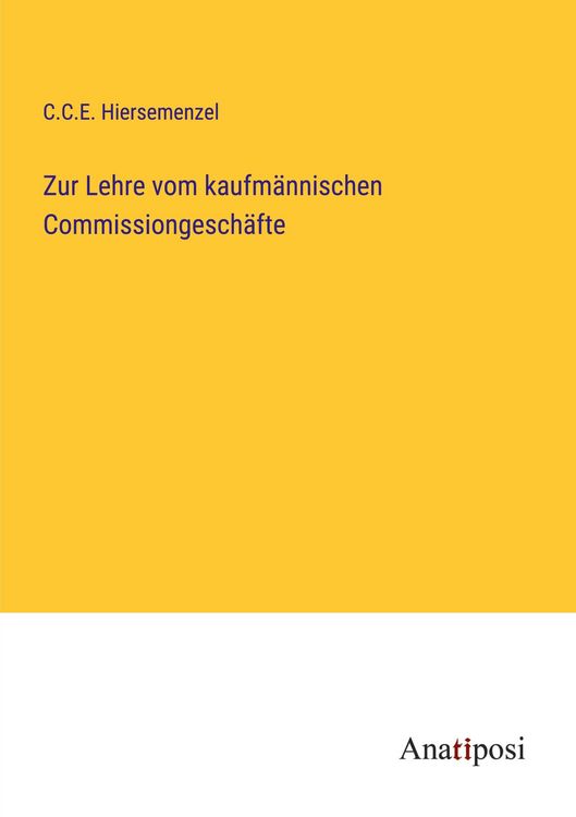 Produktbild: Zur Lehre vom kaufm&auml;nnischen Commissiongesch&auml;fte