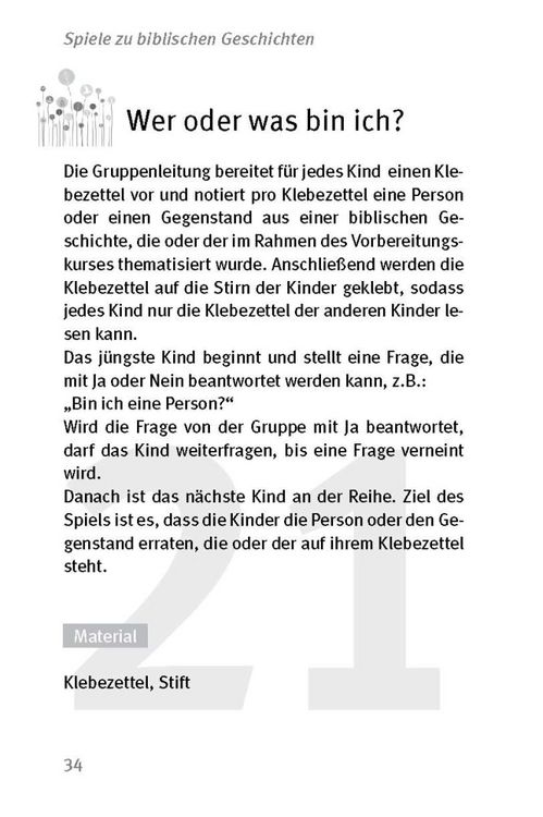Produktbild: Die 50 besten Spiele für die Erstkommunion-Vorbereitung