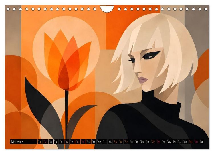 Produktbild: Fantasieportr&auml;ts zwischen Traum und Wirklichkeit (Wandkalender 2027 DIN A4 quer), CALVENDO Monatskalender