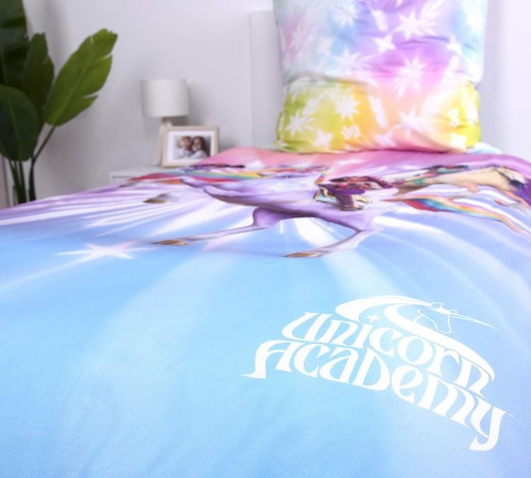 Produktbild: Herding 4428601050 - Unicorn Academy, Baumwolle/Renforc&eacute;, 135x200/80x80cm