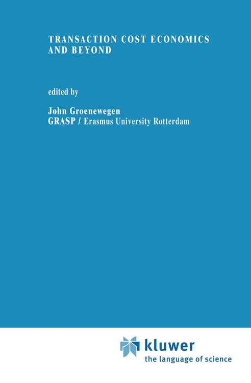 Produktbild: Transaction Cost Economics and Beyond