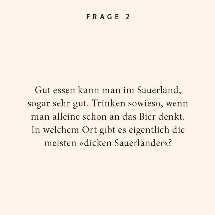 Produktbild: Sauerland-Quiz
