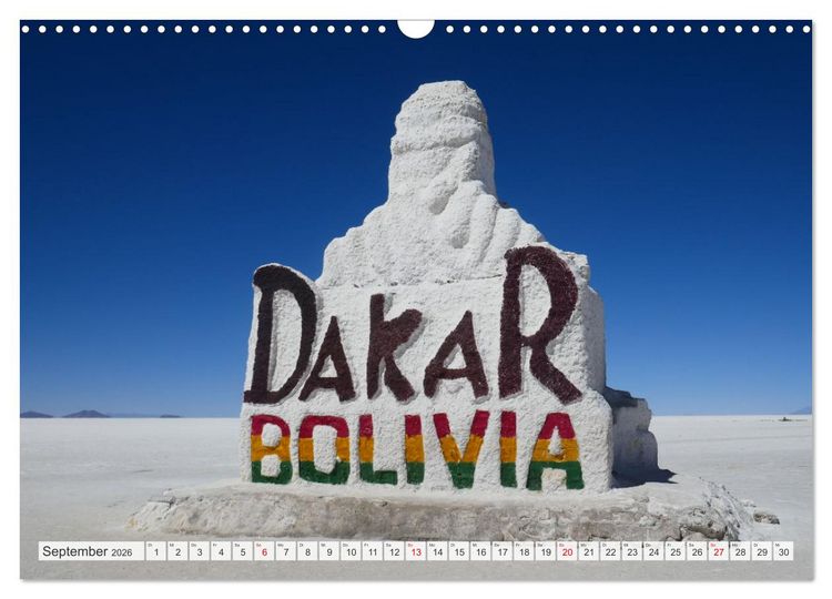 Produktbild: Bolivien - Unterwegs im Hochland (Wandkalender 2026 DIN A3 quer), CALVENDO Monatskalender