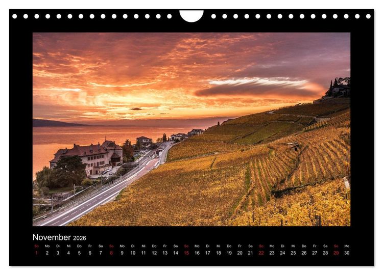 Produktbild: My Switzerland (Wandkalender 2026 DIN A4 quer), CALVENDO Monatskalender