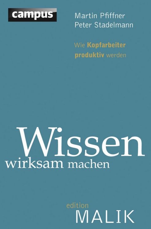 Produktbild: Wissen wirksam machen