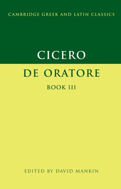 Produktbild: Cicero: De Oratore Book III