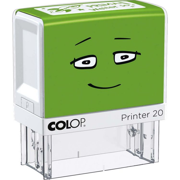 Produktbild: COLOP NIO School Motivations-Stempel, Prima weiter so, Abdruckfarbe smooth green, 38 x 14mm