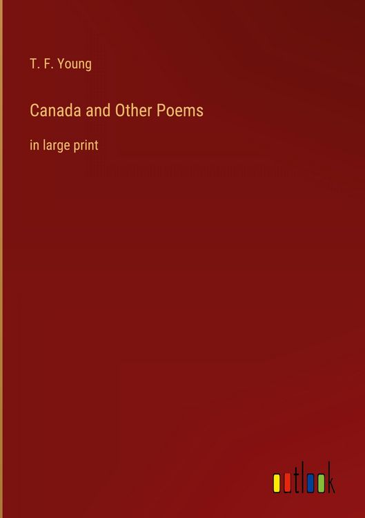 Produktbild: Canada and Other Poems