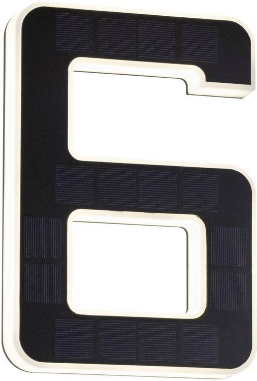 Produktbild: Paulmann 79847 Solar-Hausnummernleuchte 0.20W Warmwei&szlig; Schwarz